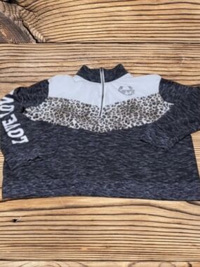 WOMEN'S PLUS FLIRTITUDE ACTIVE LONG SLEEVE ZIP SWEATER